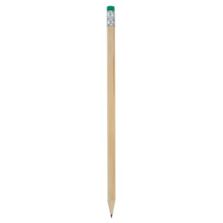 Lápiz de madera con goma de colores